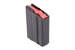 ASC 5-Round 6mm ARC Stainless Steel AR-15 Magazine with red follower